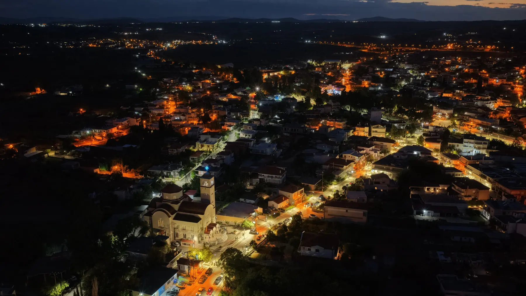 Cinematic aerial wedding photography by George Katsulas