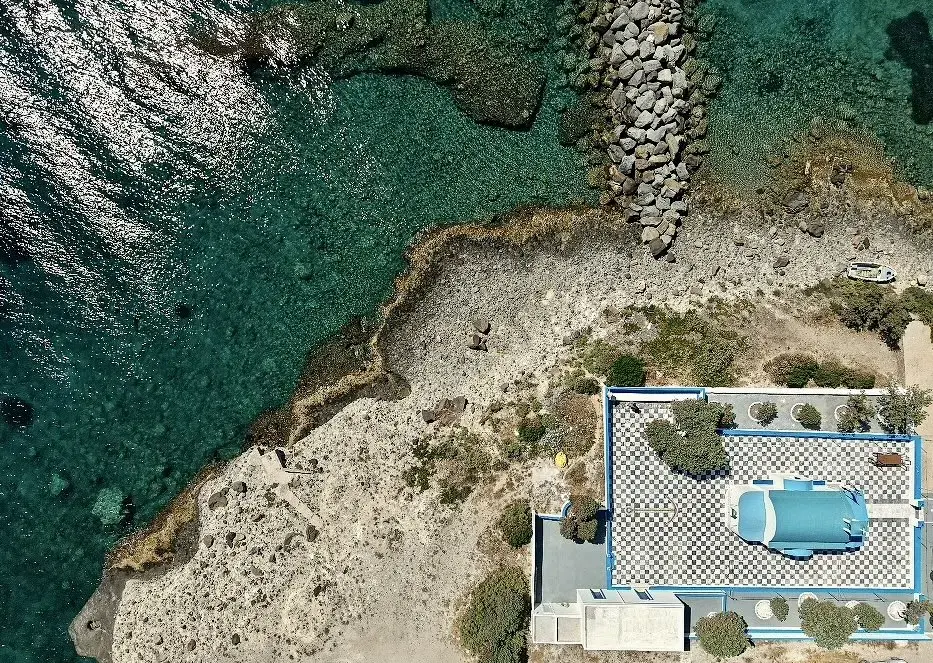 Aerial baptism and event photography by Panagiotis Azarias