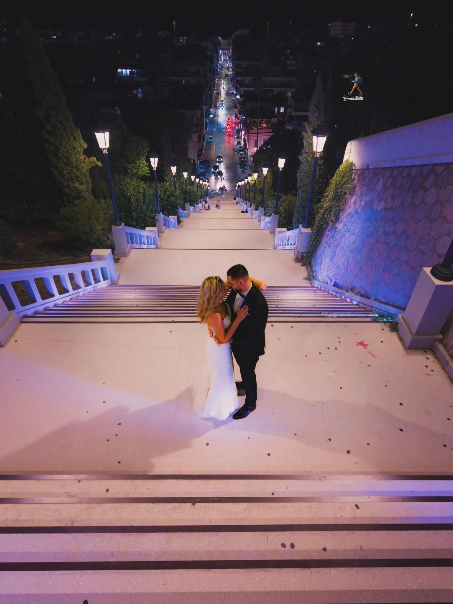 Aerial wedding and baptism photography by Thanasis Tzellos