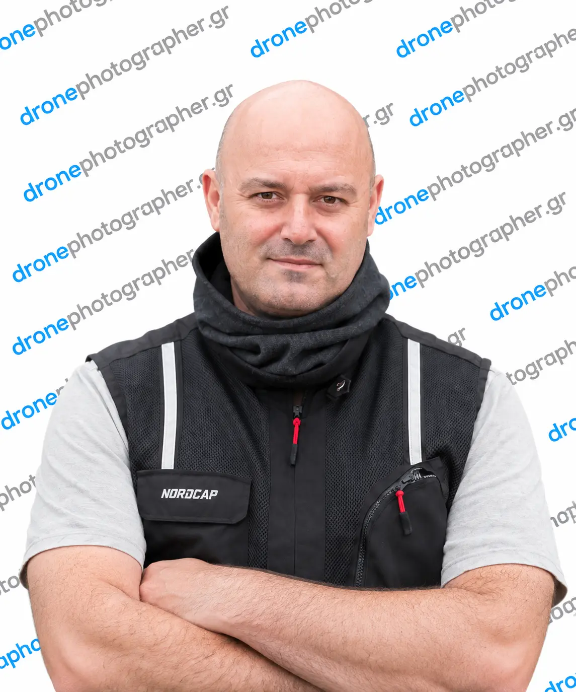 Mike Pavlou, certified drone pilot in Athens