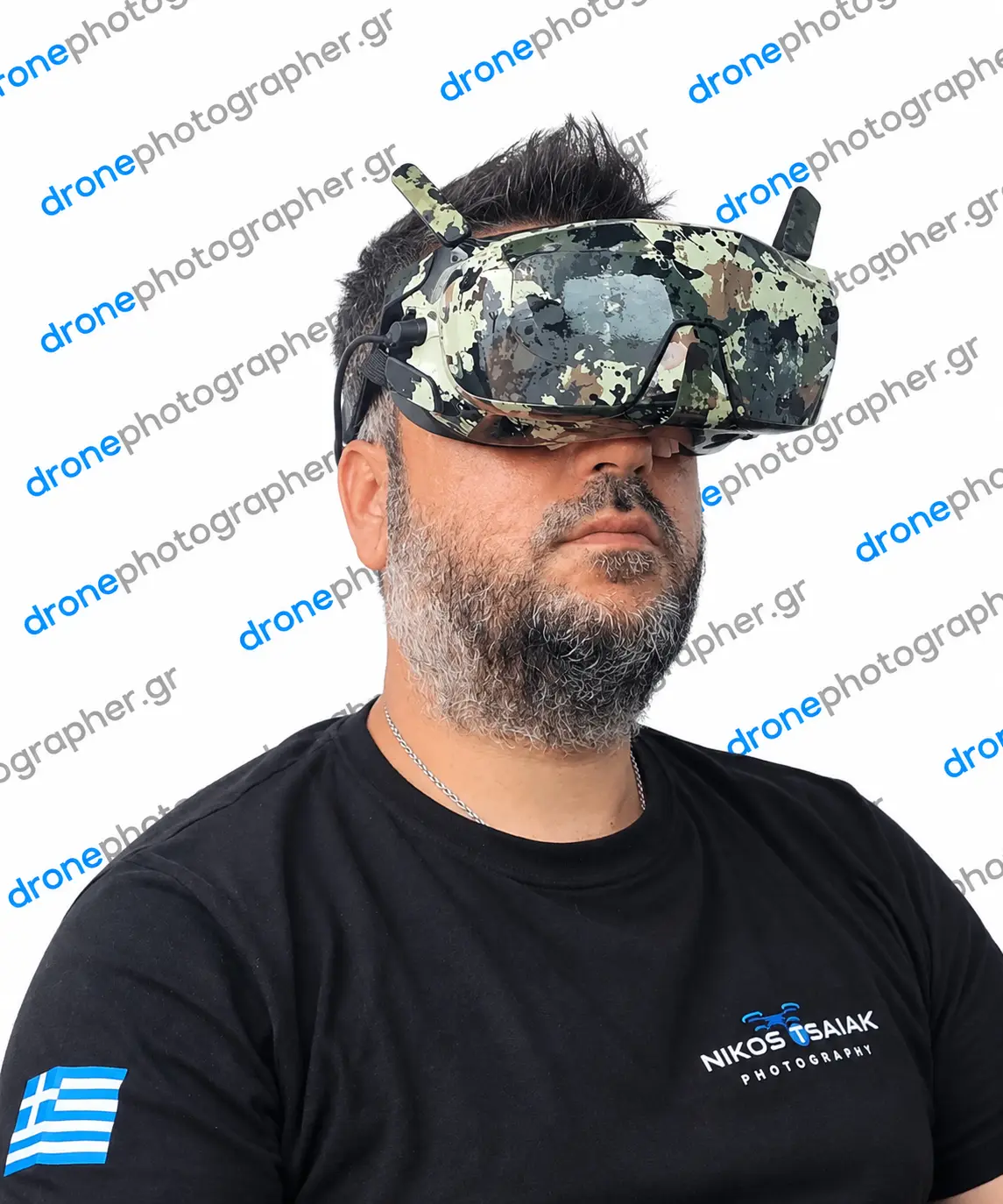 Nikos Tsiakalakis, certified drone pilot in Messinia