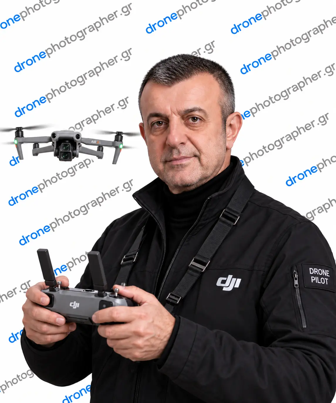 Tasos Fotakis, certified drone pilot covering Attica